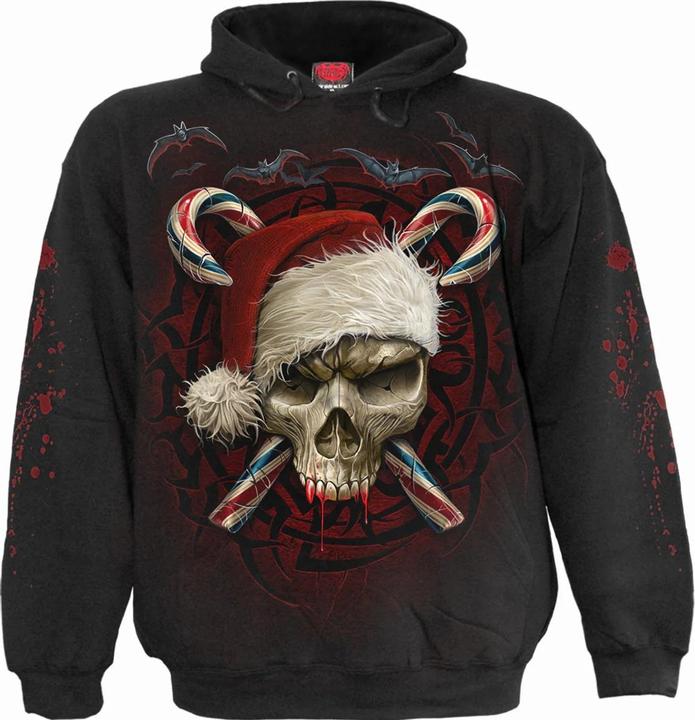 Image du produit Spiral - Sweat à capuche CANDY CANE SANTA - Adulte (XL)