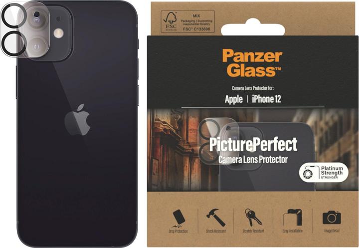 Produktbild PanzerGlass PicturePerfect Camera Lens Protector (1 Stück, Apple iPhone 12)