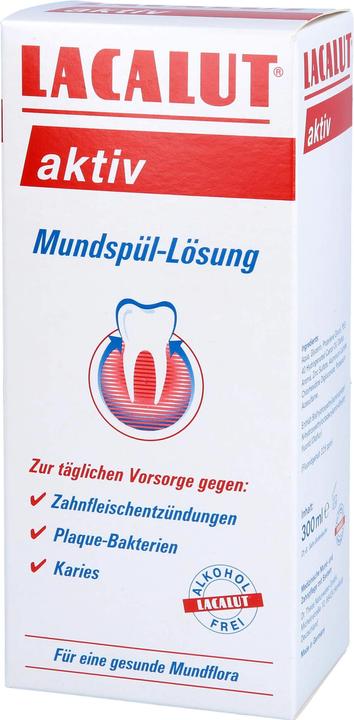 Productafbeelding Dr. Theiss Lacalut actieve mondspoeling, 300 ml oplossing (300 ml, Mondwater)