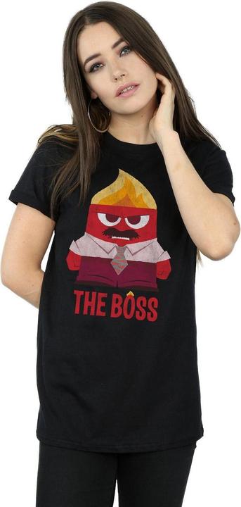Immagine prodotto Disney Inside Out Anger The Boss Maglietta Ampia Donna (XXL)
