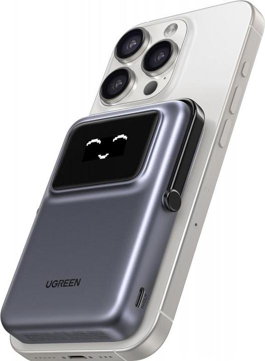 Produktbild Ugreen Magnetic Power bank UNO PB572 10000mAh Qi Grey (10000 mAh, 20 W)