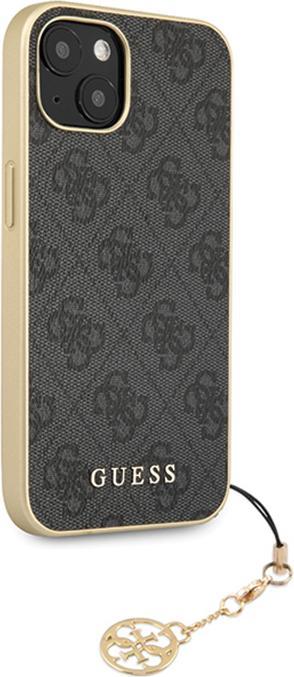 Image du produit Guess GUHCP14SGF4GGR iPhone 14 6.1" szary/grey hardcase 4G Charms Collection (Apple iPhone 14)