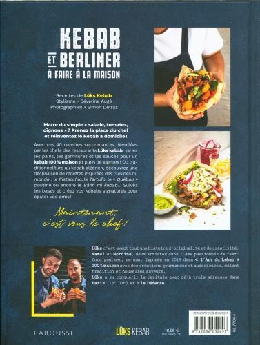 Image du produit Larousse pratique Kebab et berliner à faire à la maison (Français, Détraz Simon, 2023)