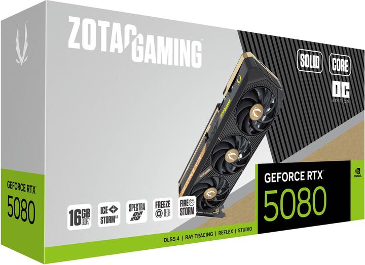 Actual product image Zotac Gaming GeForce RTX 5080 Solid Core OC (16 GB)