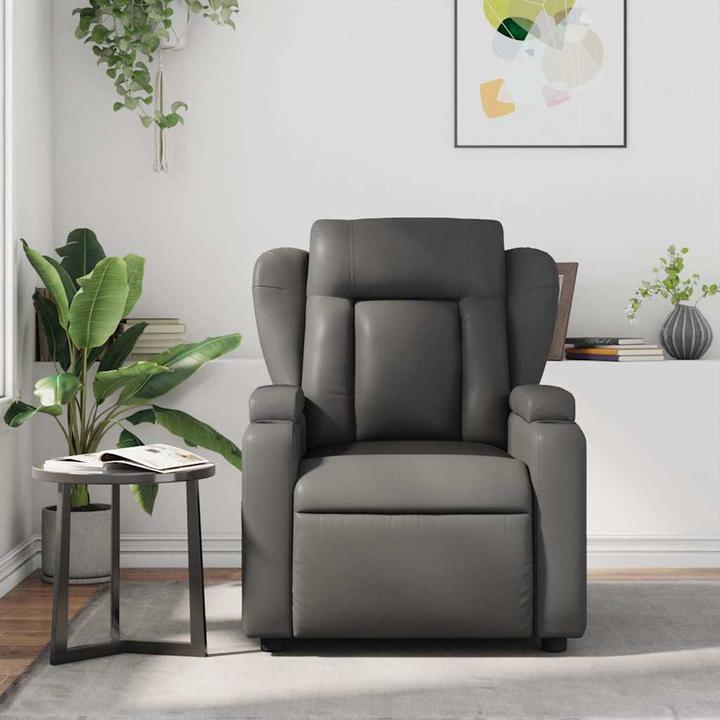 Image du produit VidaXL Fauteuil de massage gris similicuir,Couleur : gris,Matériaux