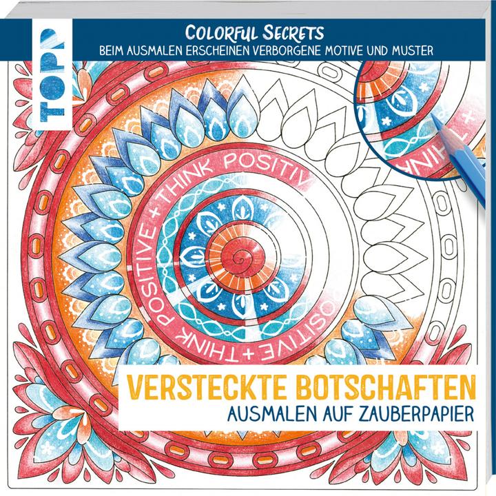 Actual product image Colorful Secrets - Hidden Messages (Coloring on Magic Paper)
