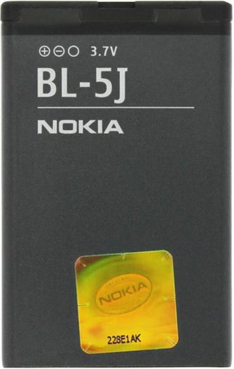 Actual product image Nokia Bl-5j (Rechargeable battery, Nokia 5800 Xpress Music, Nokia Lumia 520, Nokia Lumia 530, N900, Nokia 5228, Nokia 5230, Nokia Asha 200, Nokia Asha 201, Nokia Asha 302, Nokia C3-00, Nokia X1-00, Nokia X1-01, Nokia X6-00)