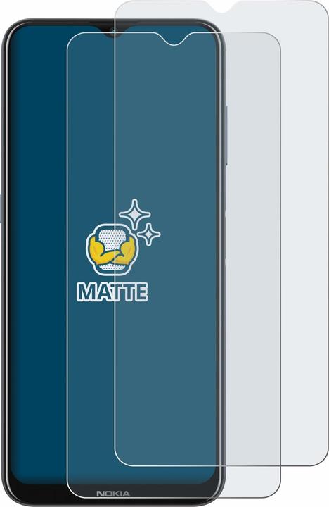 Actual product image BROTECT Anti-glare screen protector matt (2 Piece, Nokia G20)