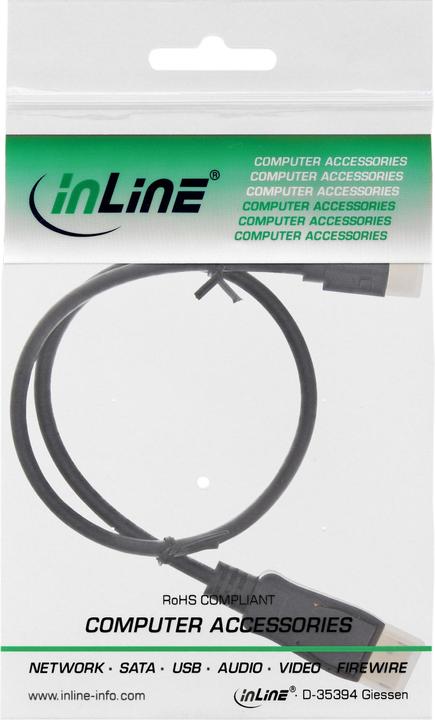 Actual product image InLine DisplayPort — Mini DisplayPort (3 m, DisplayPort)