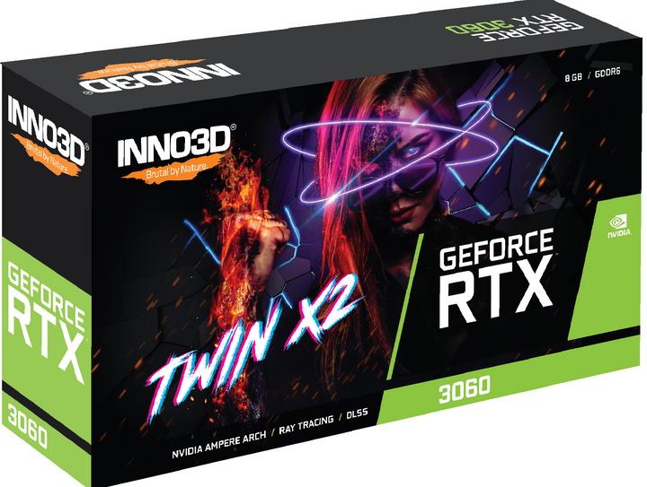 Produktbild Inno3D GeForce RTX 3060 Twin X2 OC 8GB GDDR6 (8 GB)