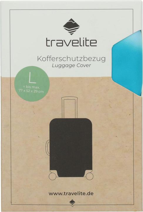 Travelite Basics Kofferschutzhülle 77 cm (Kofferwaage)