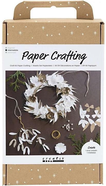 Immagine prodotto Creativ Company Kit per l'artigianato - Carta da modellare, bianco, naturale chiaro, confezione da 1 (977700)
