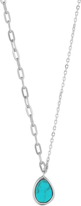 Ania Haie N027-02H Turning Tides Damen Halskette, verstellbar (925er Silber, 40 - 45 cm)