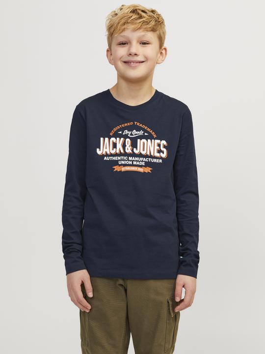Produktbild Jack & Jones Jjelogo Tee Ls O-Neck 2 Col Noos Jnr (128)