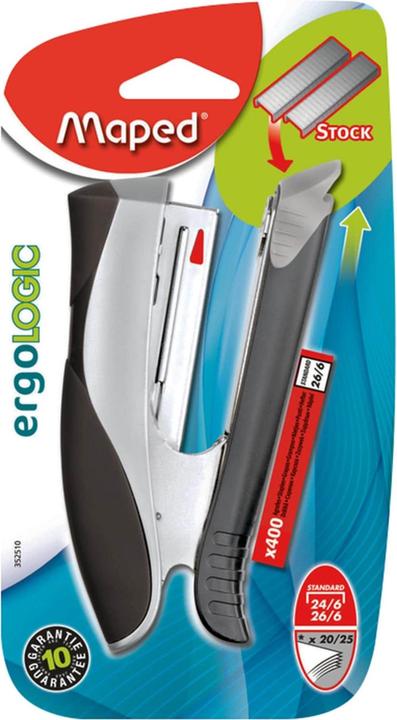 Image du produit Maped Agrafeuse Ergologic 20 pages, gris (20 feuilles)
