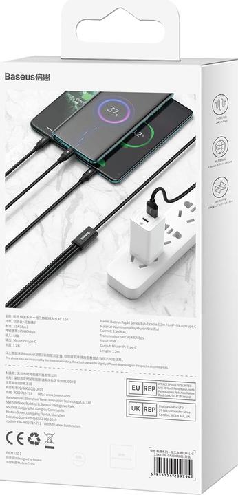 Actual product image Baseus Camlt-Su (1.20 m, USB 2.0)