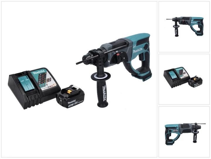 Produktbild Makita DHR 202 RF1 Akku Kombihammer 18 V 2,0 J SDS Plus + 1x Akku 3,0 Ah + Ladegerät (Akkubetrieb)
