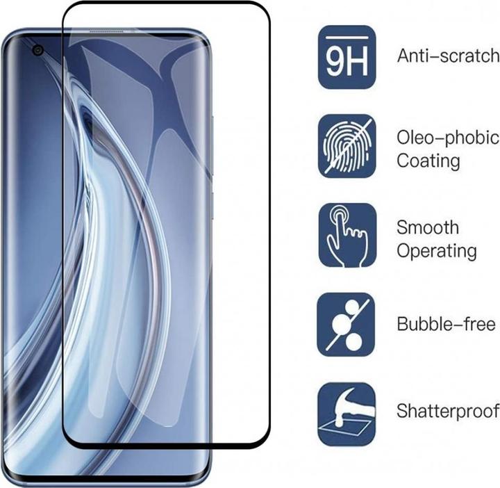 Actual product image Screenguard Xiaomi Mi 10 Full Screen Protective Glass Film 2.5D 9H (1 Piece, Xiaomi Mi 10)