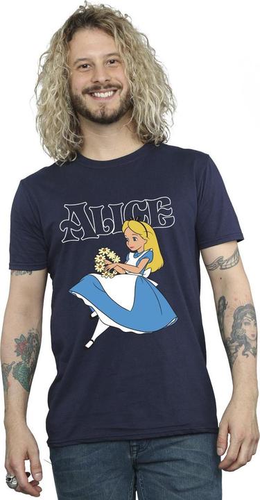 Immagine prodotto Disney Maglietta Uomo Alice In Wonderland Flowers (3XL)