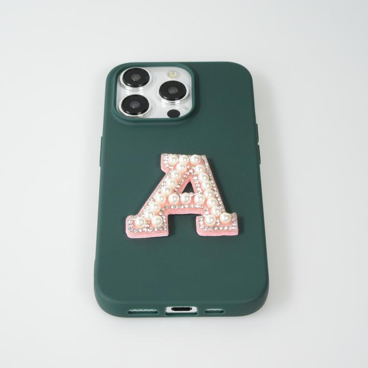 Produktbild PhoneLook Sticker Aufkleber für Handy/Tablet/Computer 3D Pearls Buchstabe K