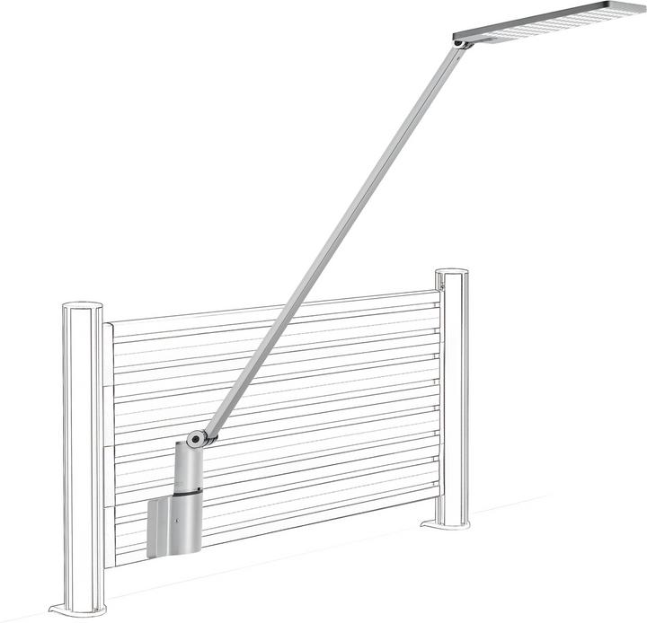 Novus Attenzia LED lamp with SlatWal 1708Im/silver/incl. SlatWaladapter (1708 lm)