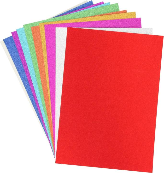 Actual product image Grafix Glitter cardboard A4, 10 sheets (200 g/m², 10 x)