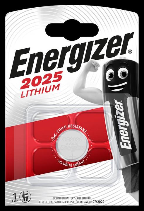 Produktbild Energizer CR2025 Lithium (1 Stk., CR2025, 155 mAh)