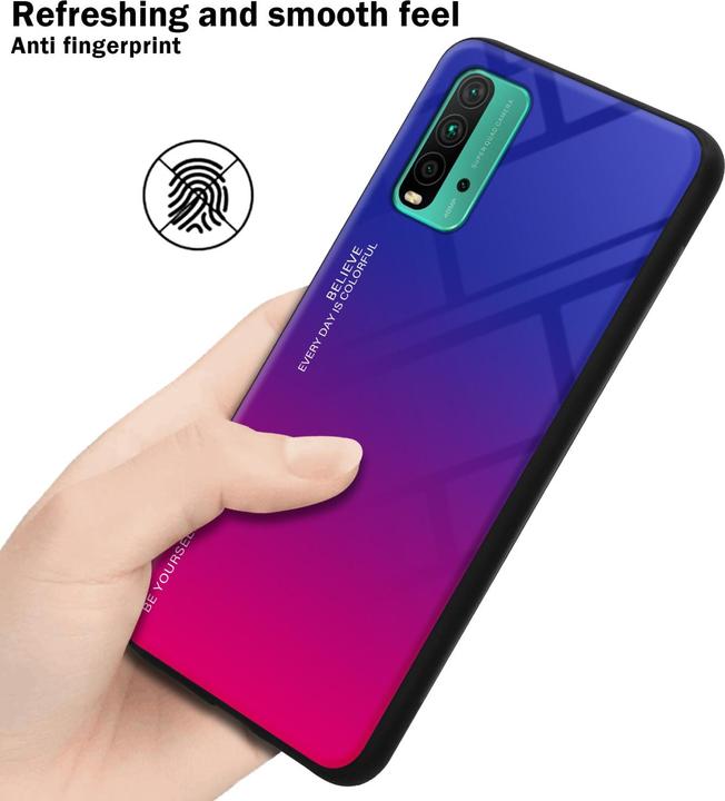 Actual product image Cadorabo TPU 2 colors glass envelope (Xiaomi Poco M3, Xiaomi Redmi 9T)
