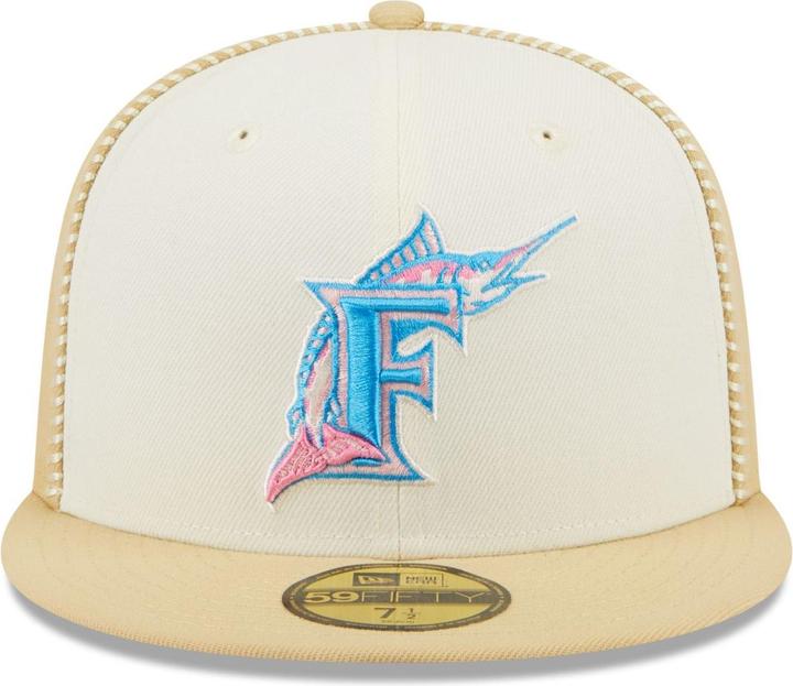 Produktbild New Era 59Fifty Cap - SEAM STITCH Florida Marlins - 7 (7)