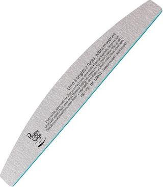 Peggy Sage 2-Way Nail File Zebra Medium Double Sided Nail File 180/180 Crescent Zebra