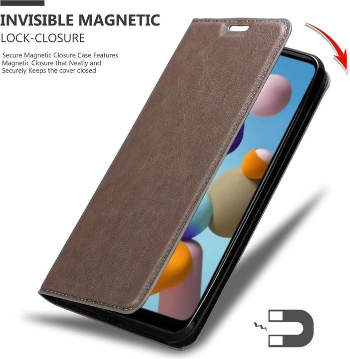 Immagine prodotto Cadorabo Copertina magnetica invisibile del libro (Samsung Galaxy A21)