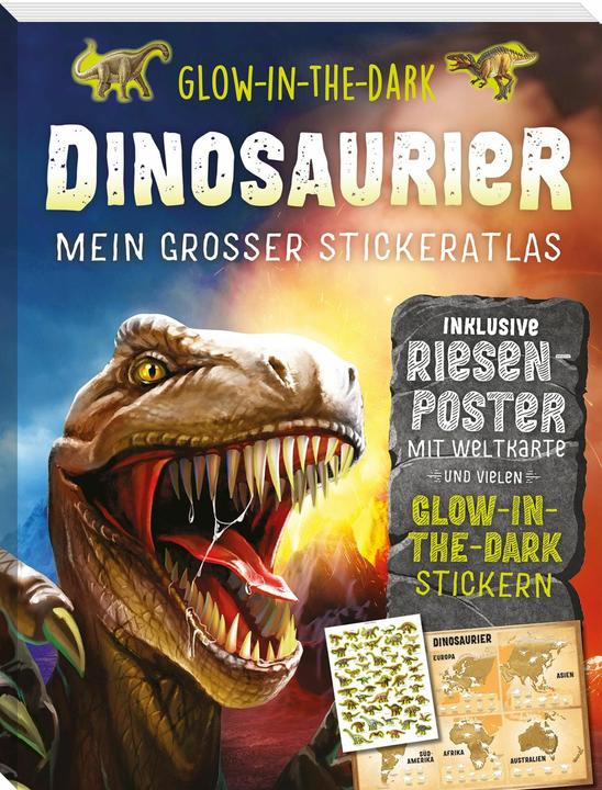 Produktbild Panini Glow-in-the-Dark Dinosaurier: Mein grosser Stickeratlas