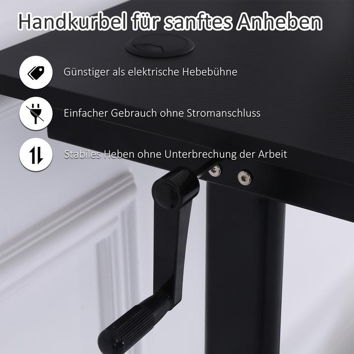Actual product image Vinsetto Height adjustable desk (120 x 60 x 117 cm)