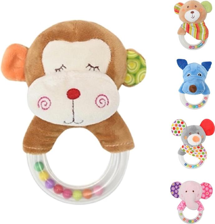 Lorelli Baby soft toy rattle ring 13 cm