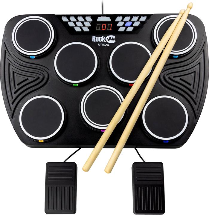 Actual product image PDT RJ TT 7 Pad Elec MIDI BT Drum Kit (E-drum)