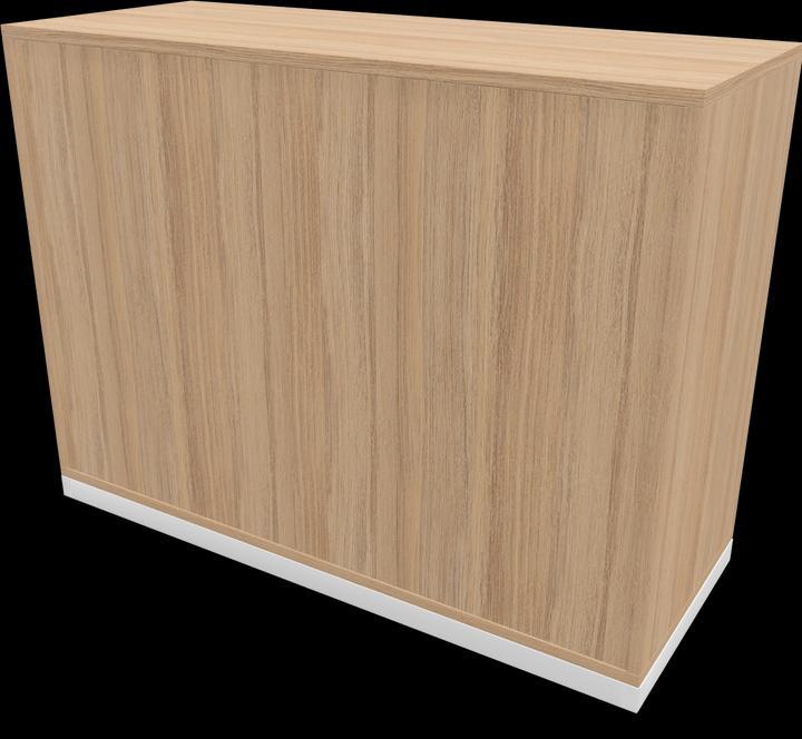 Decorazione in quercia ambrata con struttura, Bianco, Grigio perla