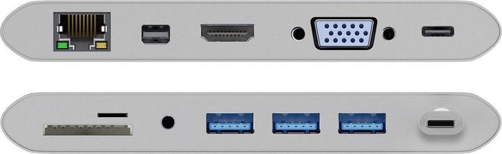 Actual product image Goobay USB-C Multiport-Adapter (USB-C, 11 Ports)