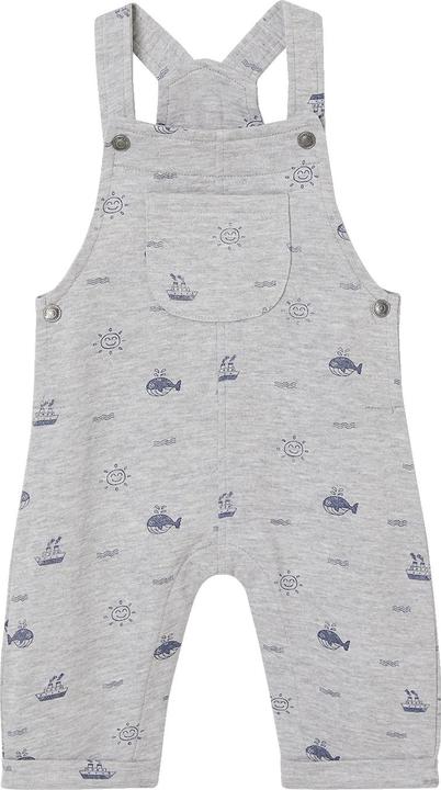 Produktbild Vertbaudet Baby Sweat-Latzhose, maritimer Print (74)