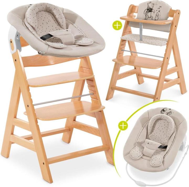 Produktbild Hauck Alpha Plus Natur 4-tlg. Newborn Set Disney (Hochstuhl)