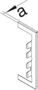 Actual product image Tehalit Wall connection panel