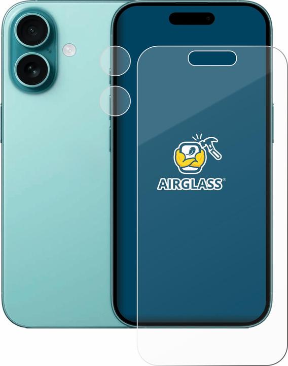 Productafbeelding BROTECT Beschermende glazen screenprotector helder (1 Stuk, Apple iPhone 16)