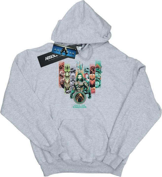 Immagine prodotto Aquaman Unite The Kingdoms Felpa con Cappuccio Ragazzi (128)