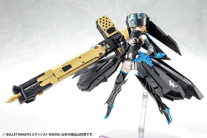 Actual product image Kotobukiya Megami Device Plastic Model Kit 1/1 Bullet Knights Exorcist Widow 15 cm