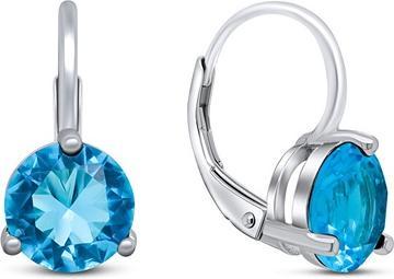 Immagine prodotto Brilio Argento - Orecchini in argento con zirconi blu EA303WAQ