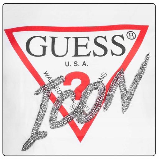 Produktbild Guess Damen T-Shirt Icon Tee (XS)