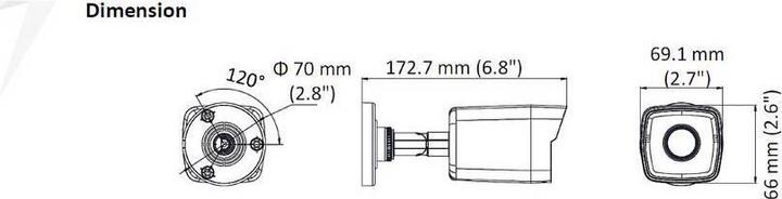 Immagine prodotto Hikvision DS-2CD1021-I (1920 x 1080 Pixels)