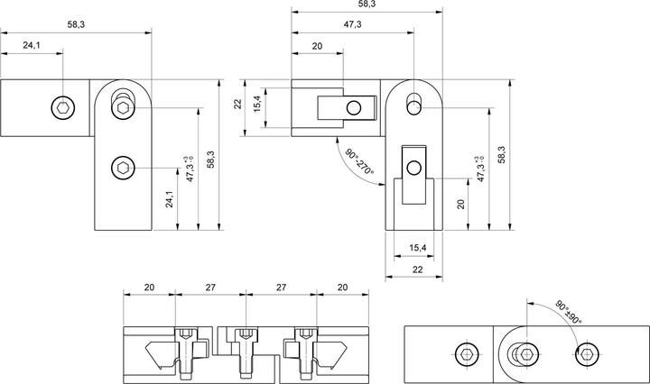 Produktbild Pauli+Sohn Adapter für Stabilisationsstangen 8794