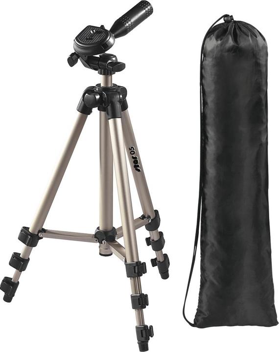 Image du produit Hama Star 5, aluminium, trépied, avec tête à trois voies (Métal)