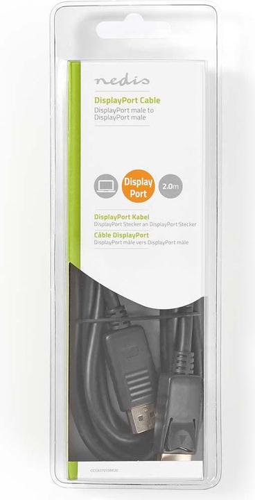 Actual product image Nedis DisplayPort 1.2 Displ ayPort Connector - DisplayPor (2 m, DisplayPort)