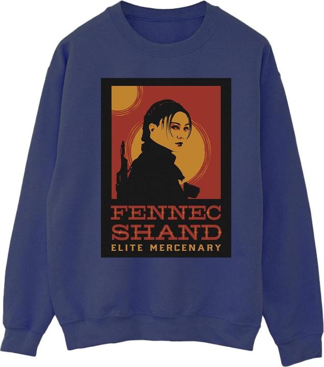 Actual product image Star Wars Mens The Book Of Boba Fett Elite Mercenary Fennec Sweatshirt (L)